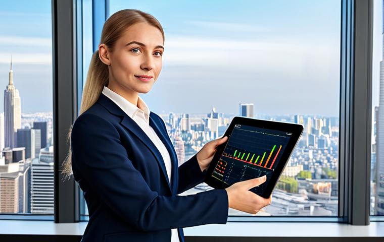**
"A professional financial advisor, fully clothed in a modest business suit, standing in a modern office with a cityscape view. She is holding a tablet displaying a bond market graph. Perfect anatomy, correct proportions, natural pose, well-formed hands, proper finger count, natural body proportions. Safe for work, appropriate content, professional, family-friendly, high quality, professional photography."
**