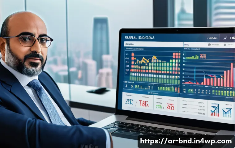 채권 투자에서의 세금 고려 사항 - A detailed infographic-style image showing a Middle Eastern investor at a desk with financial docume...