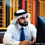 국채 투자 전략과 장점 - A sophisticated financial analyst of Middle Eastern descent studying detailed bond market charts on ...