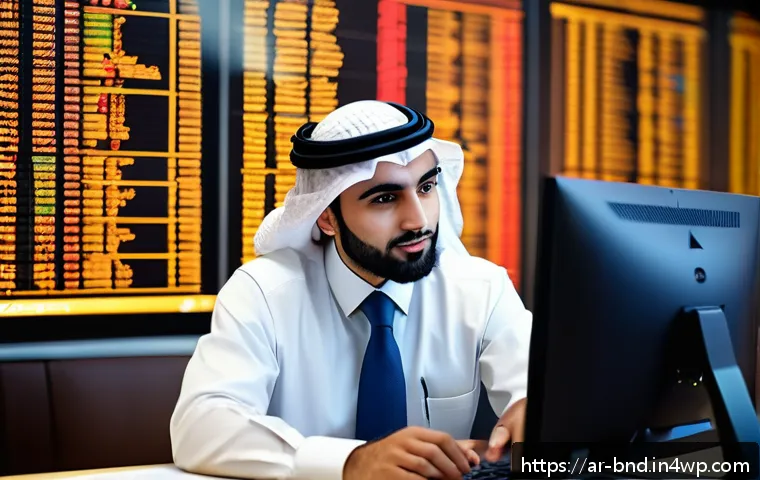 국채 투자 전략과 장점 - A sophisticated financial analyst of Middle Eastern descent studying detailed bond market charts on ...
