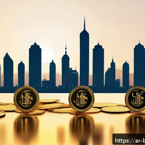 채권 투자에서의 자산 배분 전략 - A detailed infographic-style image illustrating a balanced bond investment portfolio for Arabic inve...