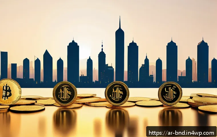 채권 투자에서의 자산 배분 전략 - A detailed infographic-style image illustrating a balanced bond investment portfolio for Arabic inve...